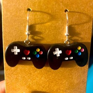 Gamer fans controllers earrings
